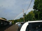Rainbow while shopping in Pa'ia

